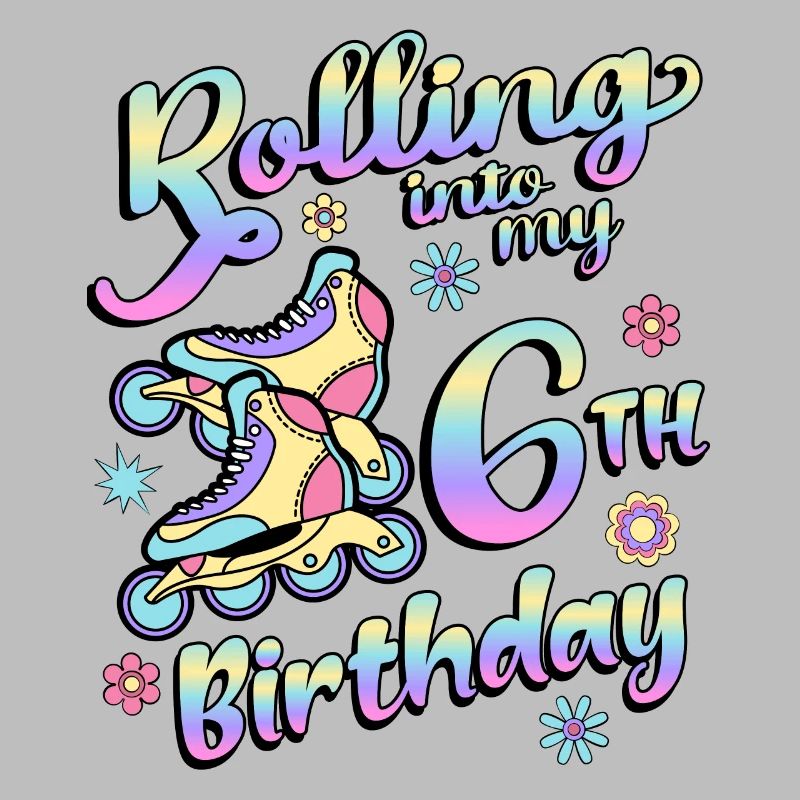 Rouler dans mon 6e anniversaire Roller Skater Inline