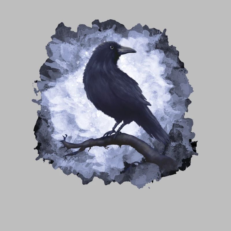 Rabe Krähe Goth