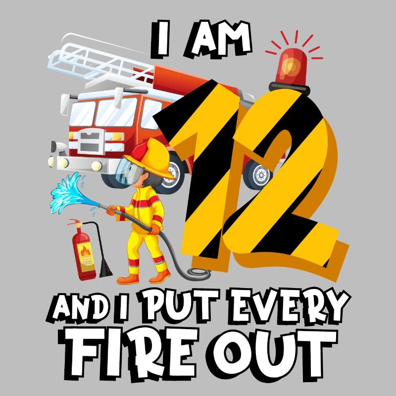 Fire engine Firefighting I am 12 years old
