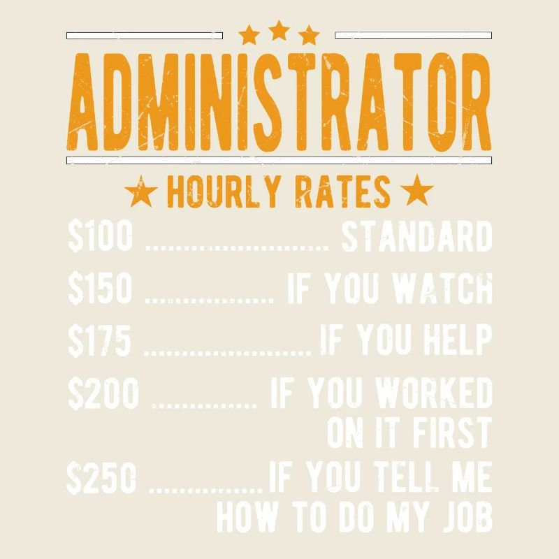 Administrator Stundenlohn