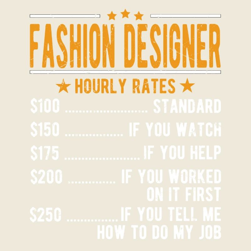 Modedesigner Stundenlohn
