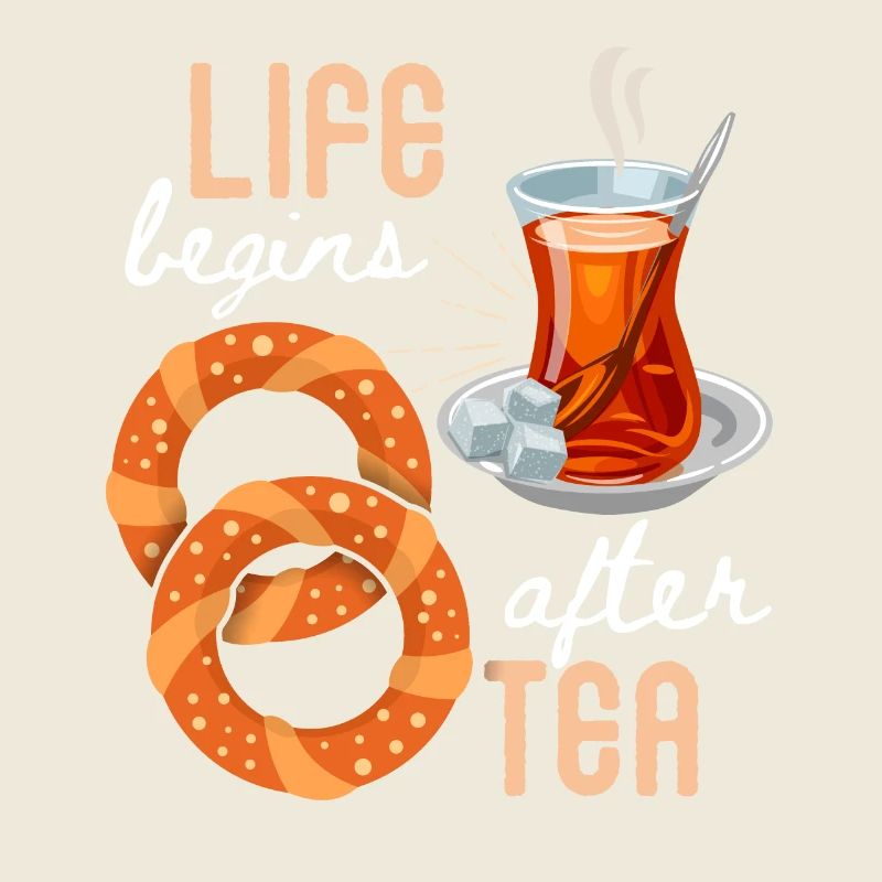 Turkish Tea, Tea Drinker, Simit, Funny Saying