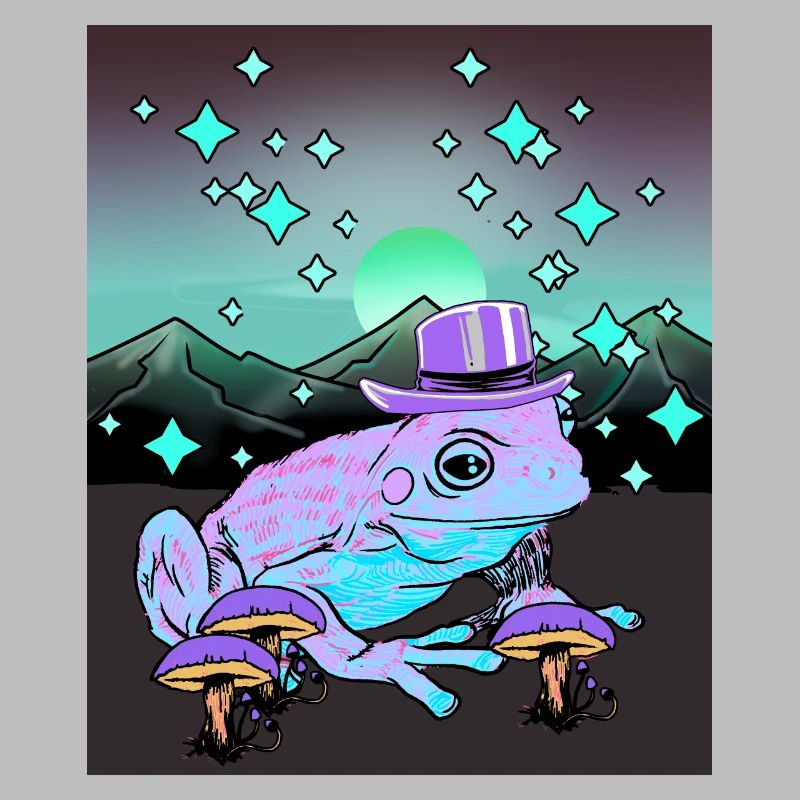 Magic Frog Frogs Toad Amphibian Occult