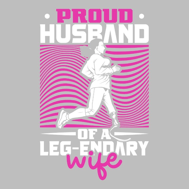 Stolzer Ehemann - Beinprothese