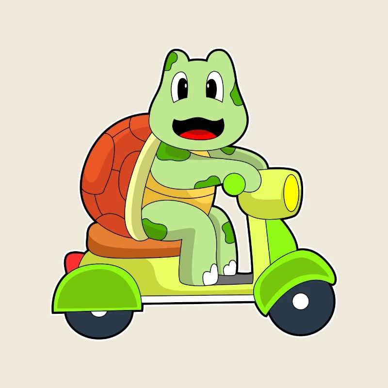 Schildkröte Motorroller