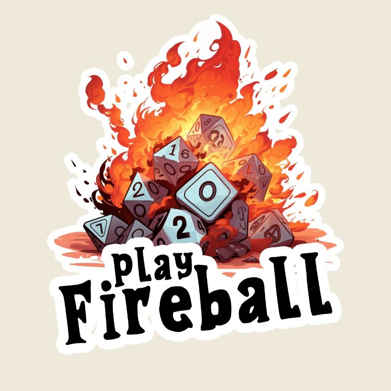 Exaggerated Fireball – Cube Chaos RPG