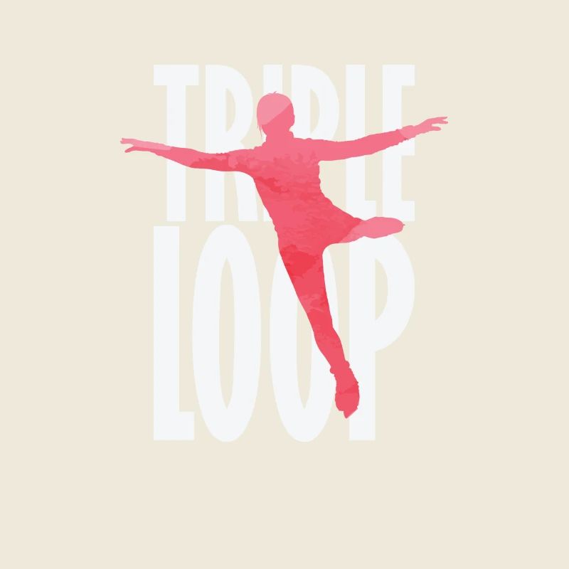 Triple Loop Eiskunstlauf