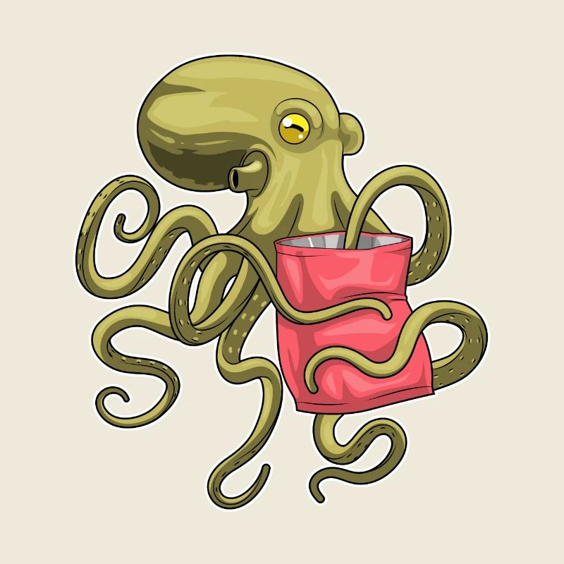 Sac de chips Octopus