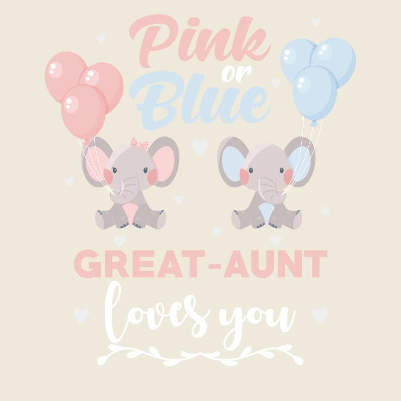 Rosa oder Blau Großtante Elefant