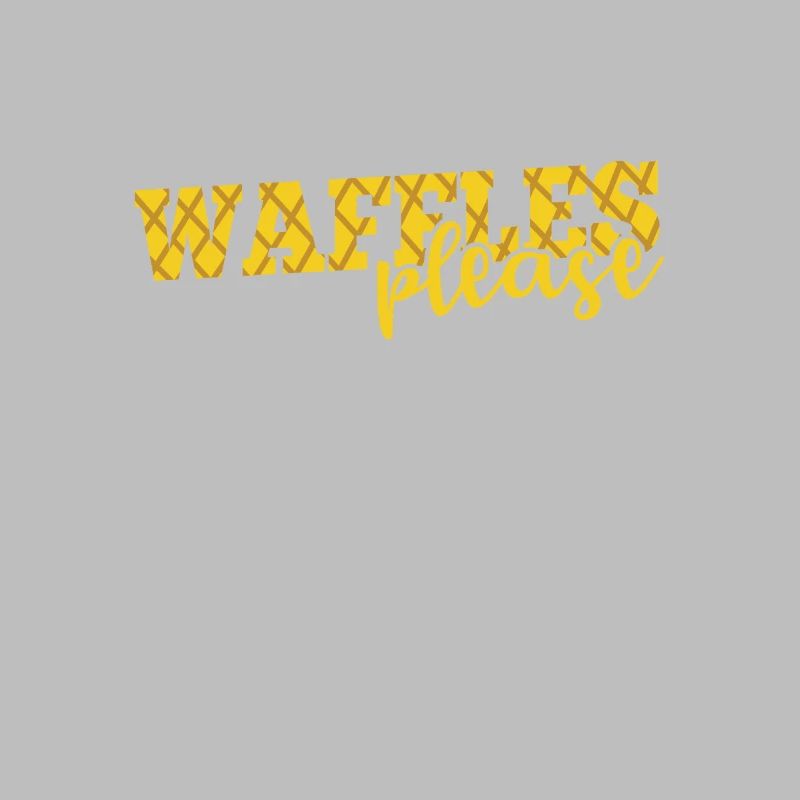 Waffles please Snack Gebäck Teig Bäcker