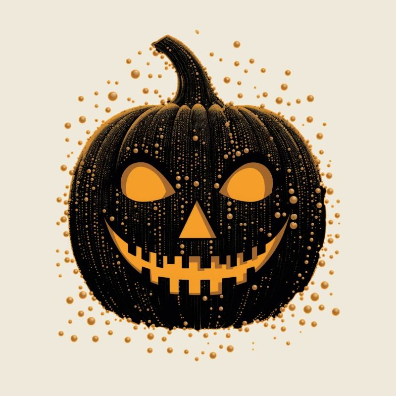Sinistre Jackolantern noir
