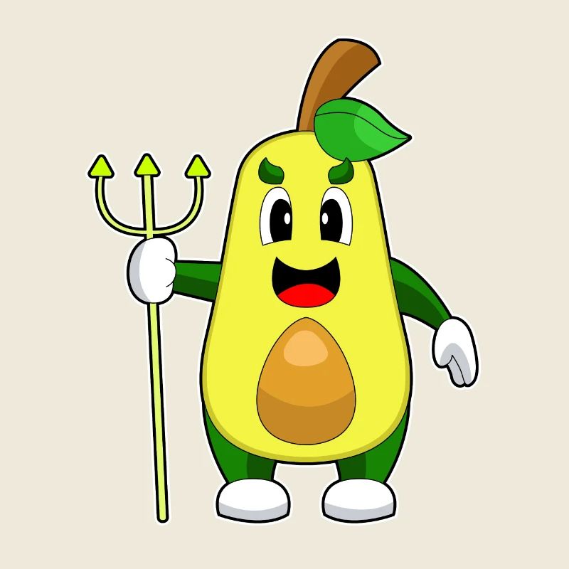 Avocat Halloween Devil