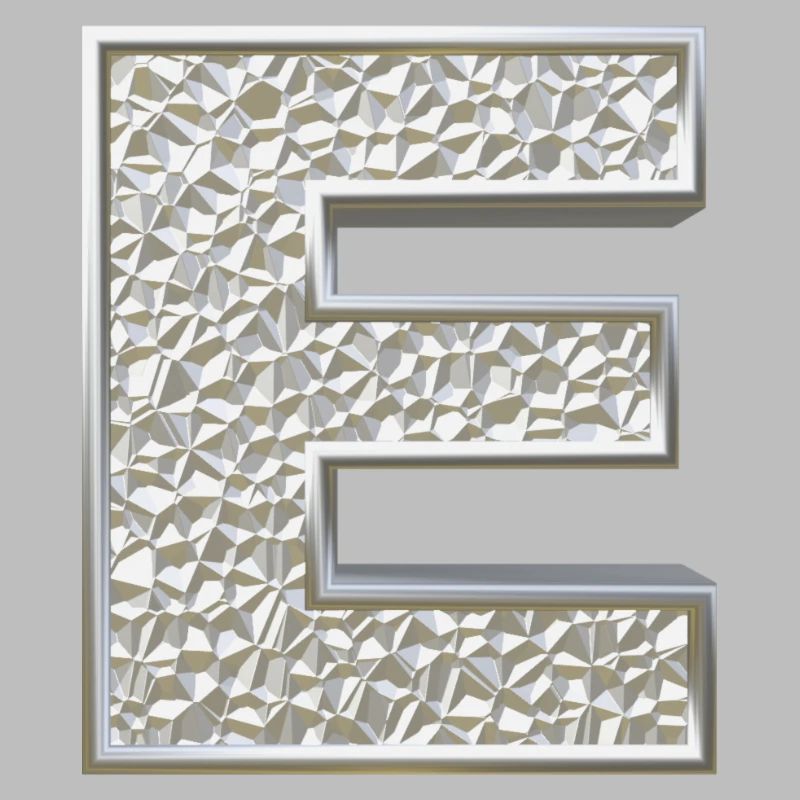 E, letter, letter E, initial, initial E, monogram,