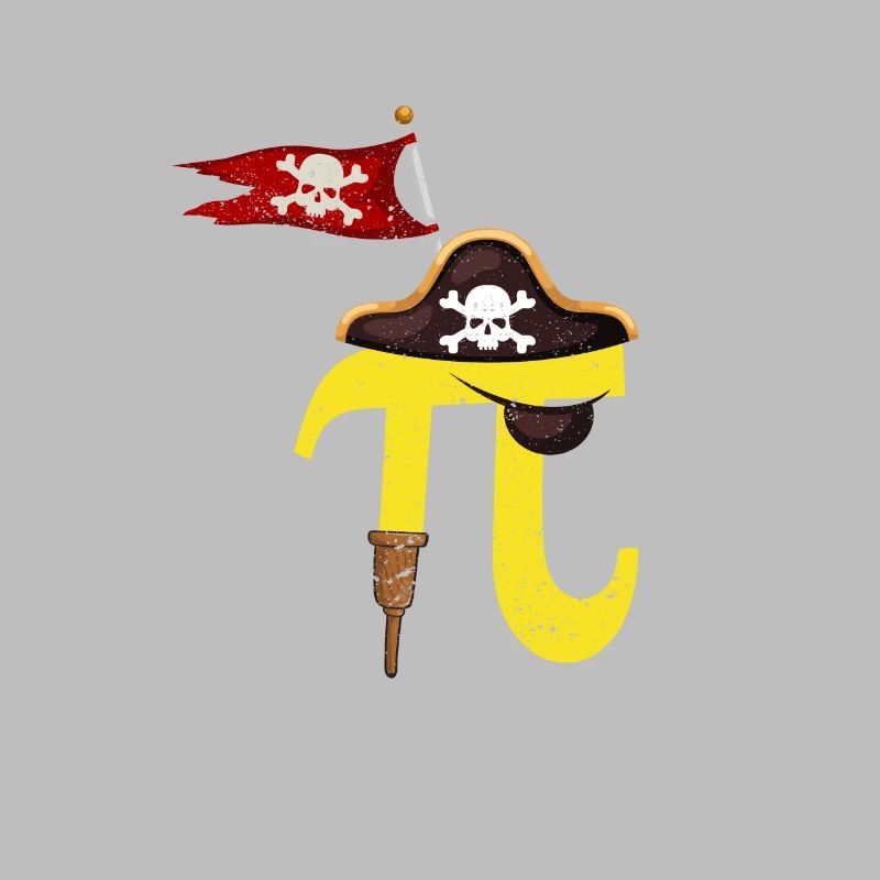 Pi Day Pirate Math Geek Math Numéro Nerd