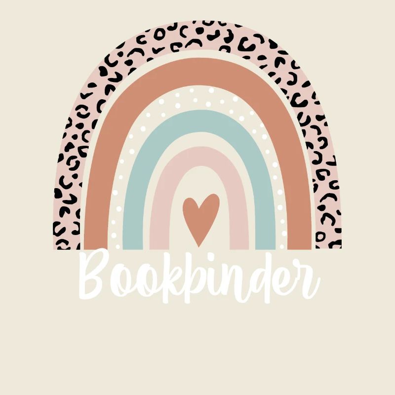 Buchbinder Regenbogen Leopard Lustiger Buchbinder
