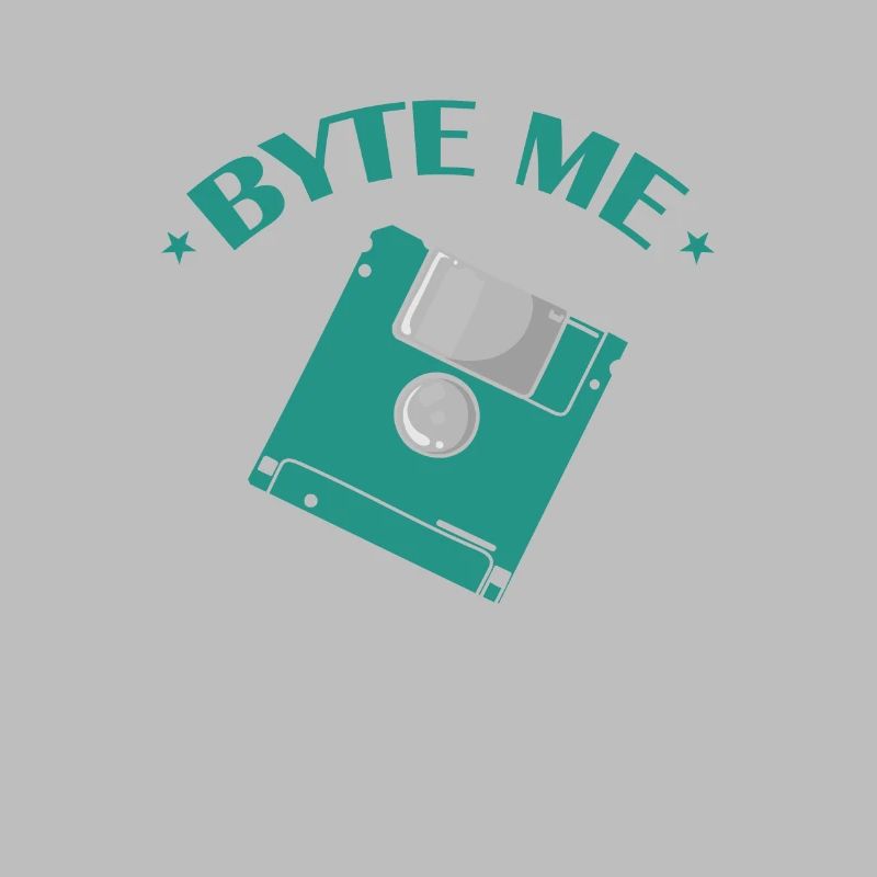 Byte me Floppy Disk Floppy Disk Retro Memory Module