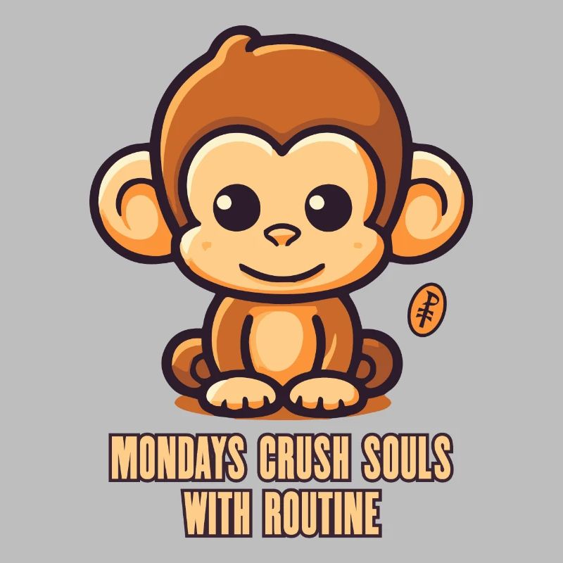 Mondays destroy souls WITH ROUTINE, monkey