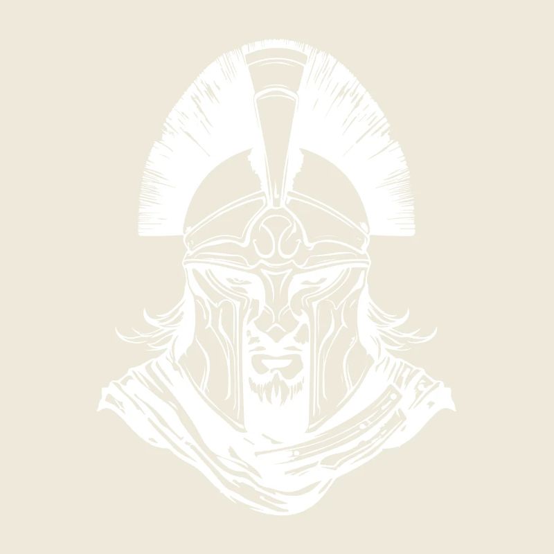 Spartan Warrior Gladiator Head