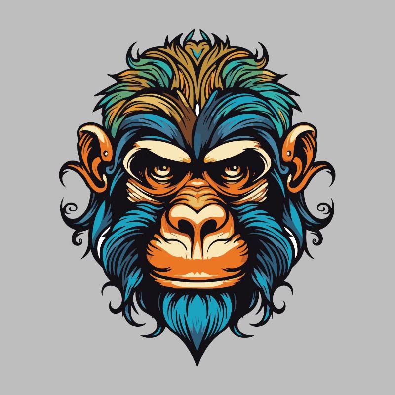 Affe Kopf