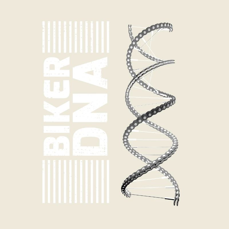 Fahradfahrer DNA Kette Speichen