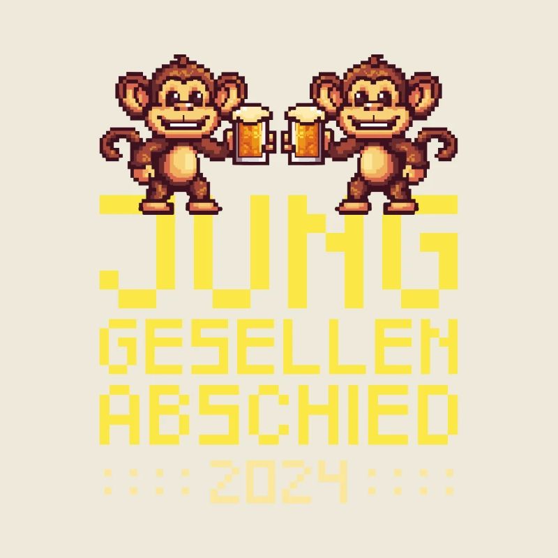 Fête de l’enterrement de vie de garçon Monkey 2024