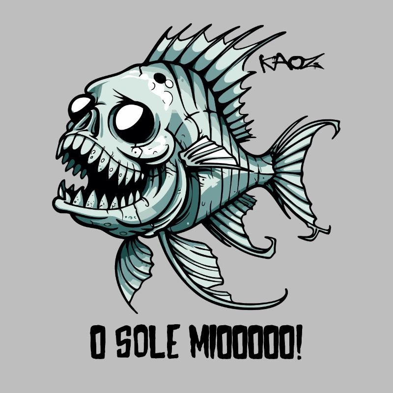 Zombie Skeleton Skull Operettas Fish