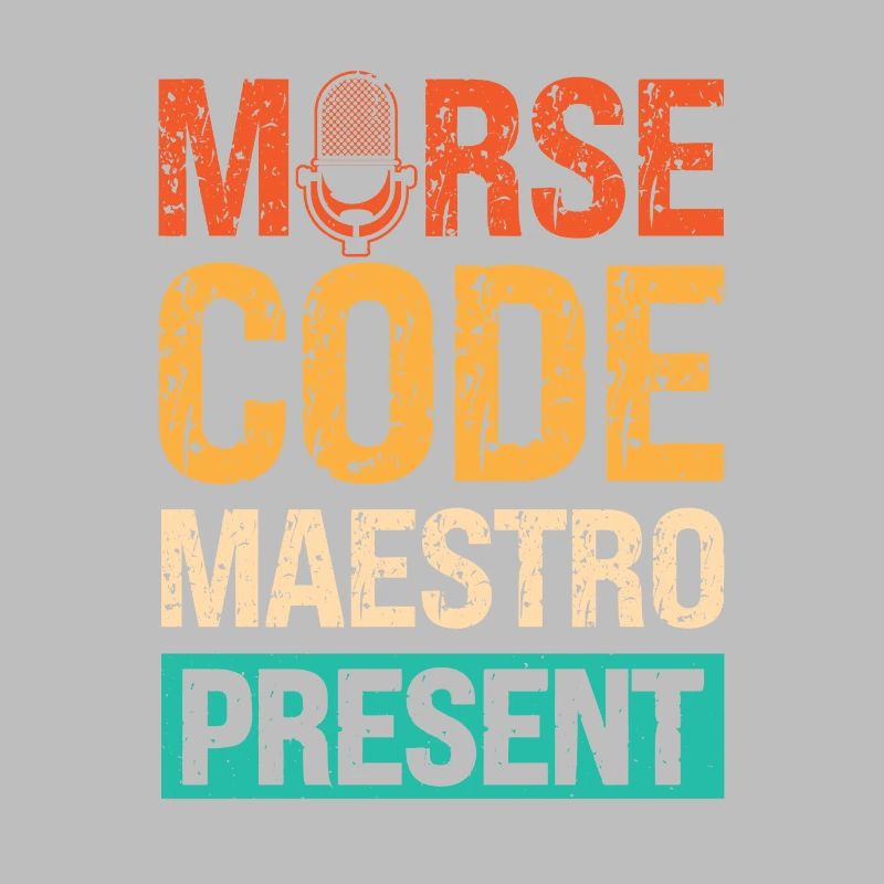 Radio Moderator Vintage Morse Code Experte