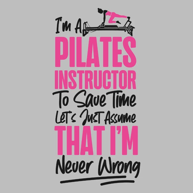 Instructeur de Pilates Professeur Je suis A