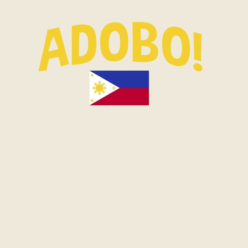 Conception de drapeau Adobo philippin