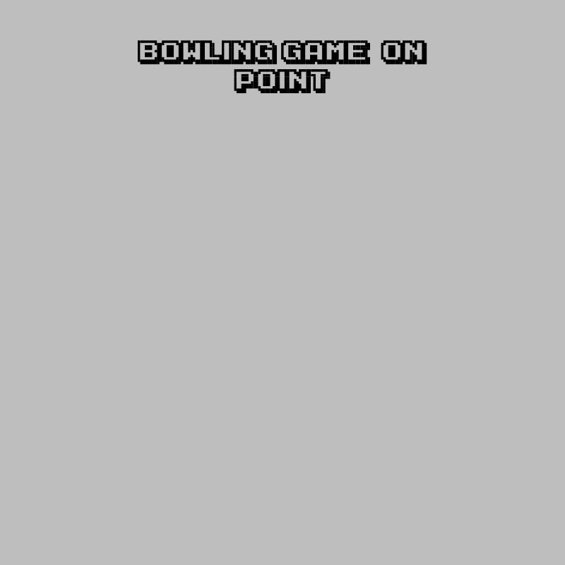 Bowling - Jeu de bowling, sur le point