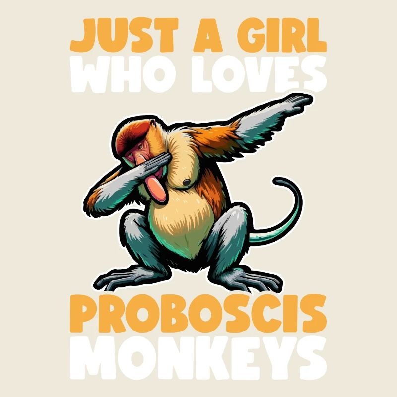 Proboscis Monkey Dabbing Monkey Gift Monkeys