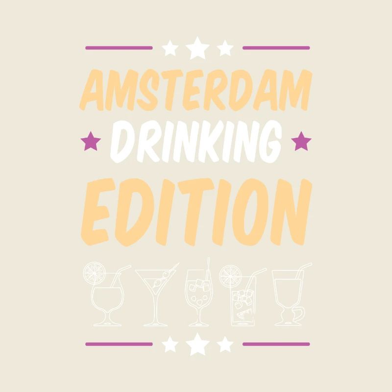Soirée à boire à Amsterdam