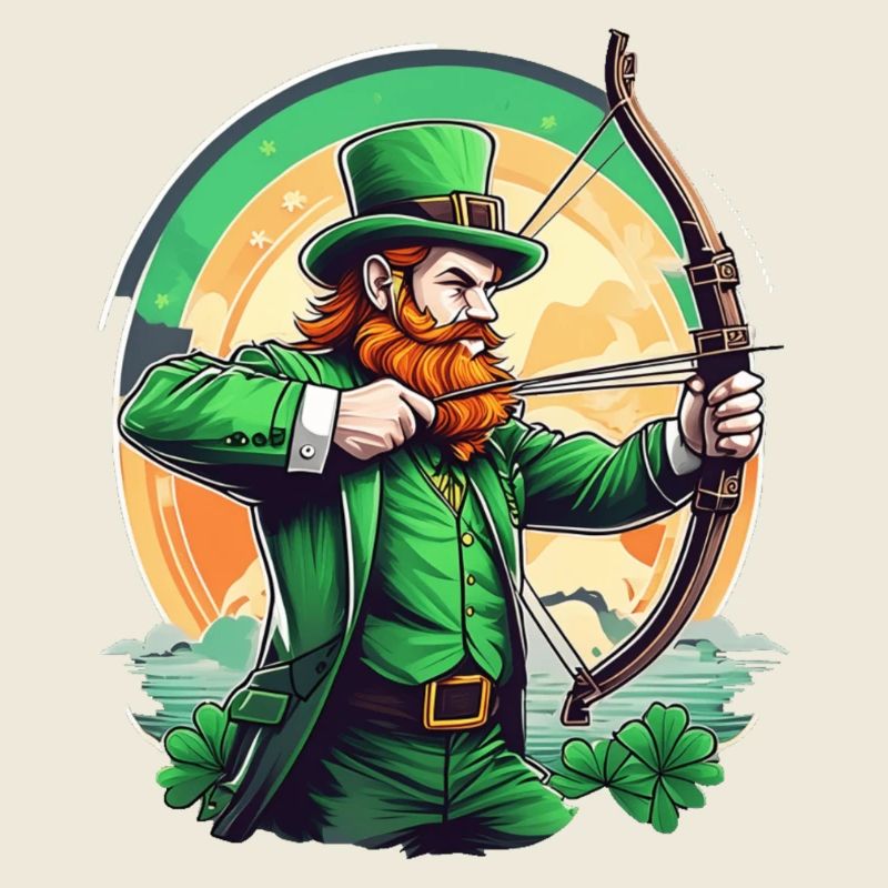 Tir à l’arc Trèfle de la Saint-Patrick