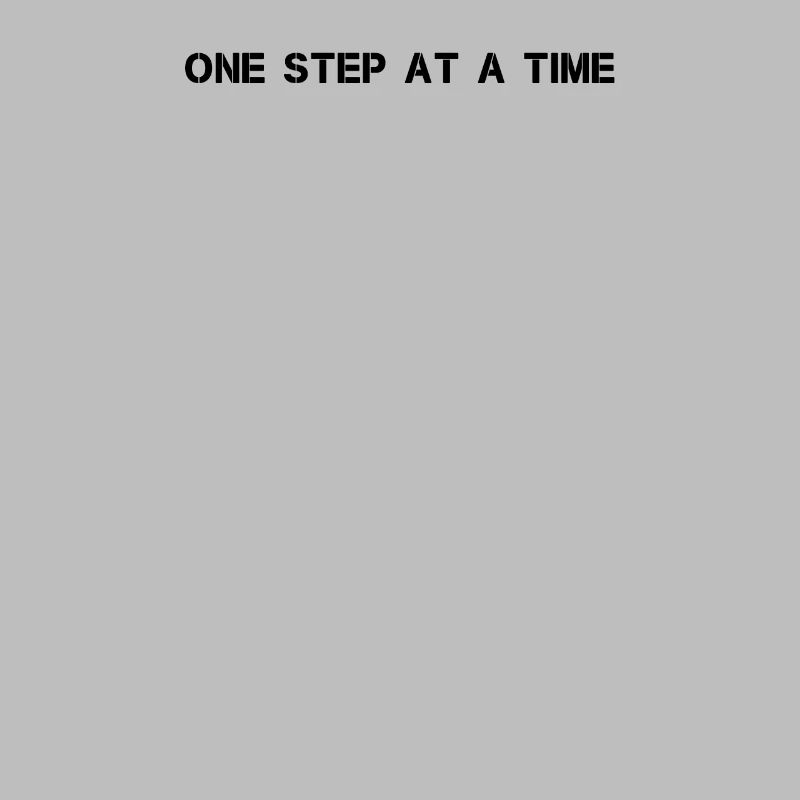 Hiking - One step at a time