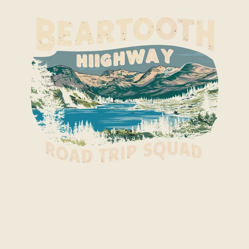 Escouade de road trip sur l’autoroute Beartooth