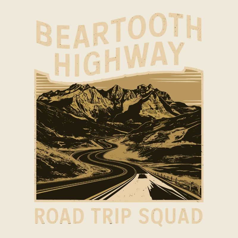 Escouade de road trip sur l’autoroute Beartooth