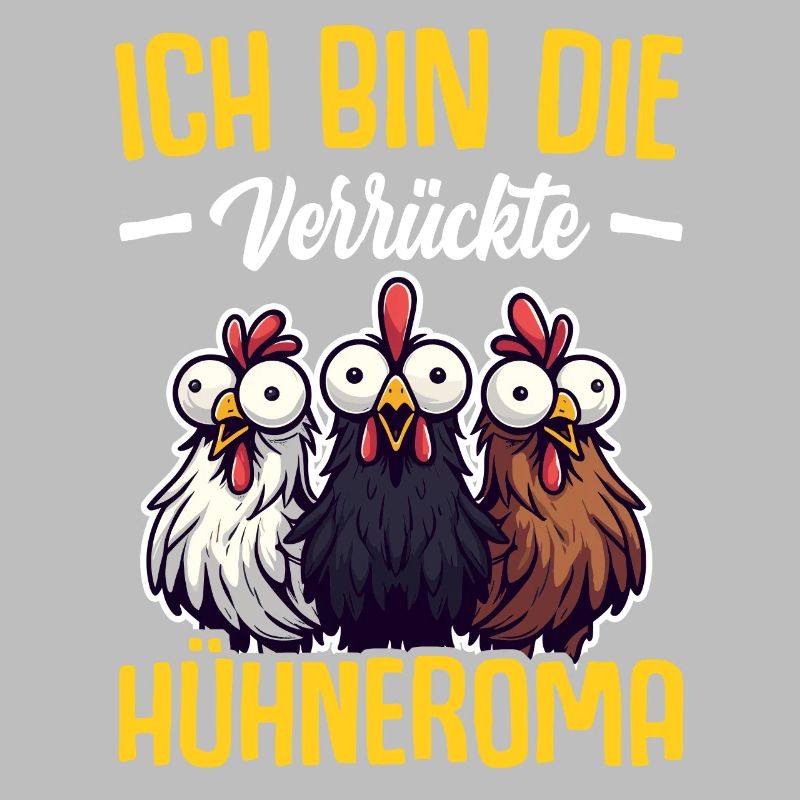 Huhn Hühner Mutter Oma Geschenk Sprüche