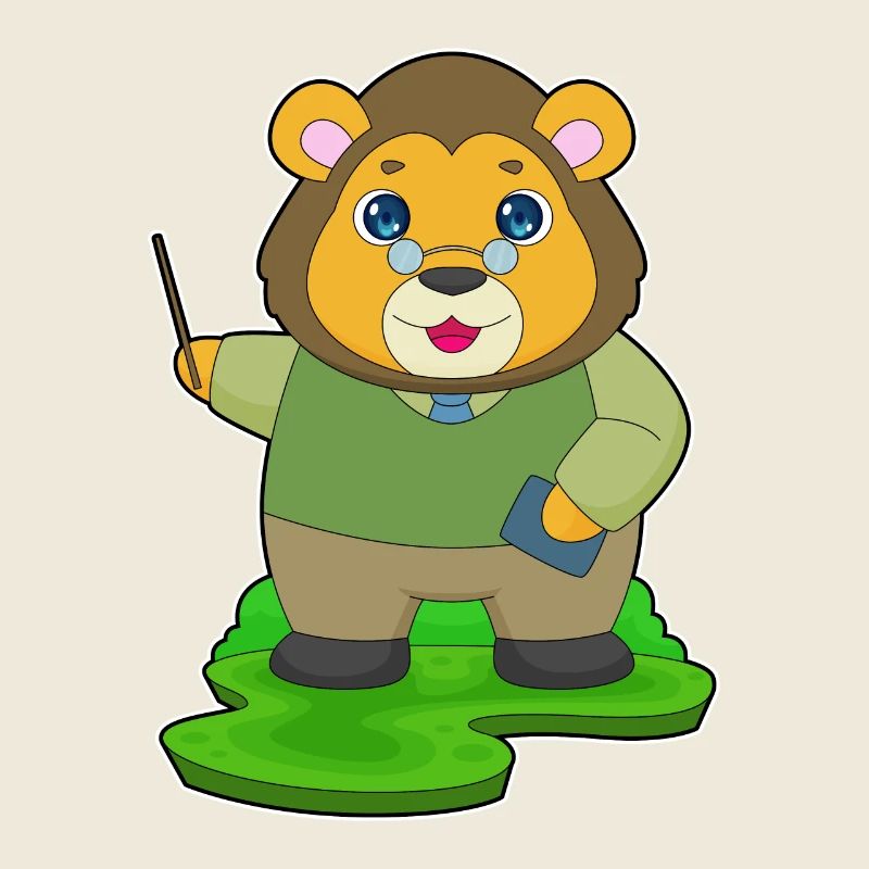 Löwe Lehrer Pointer