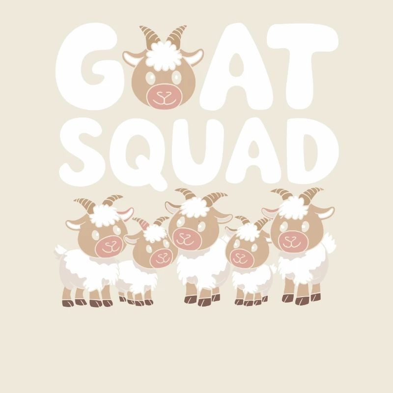 Groupes de chèvres Conception Goat Squad