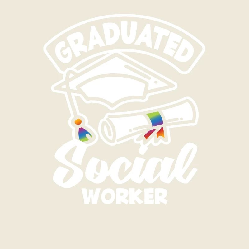 Absolvent Sozialarbeiter Stolz