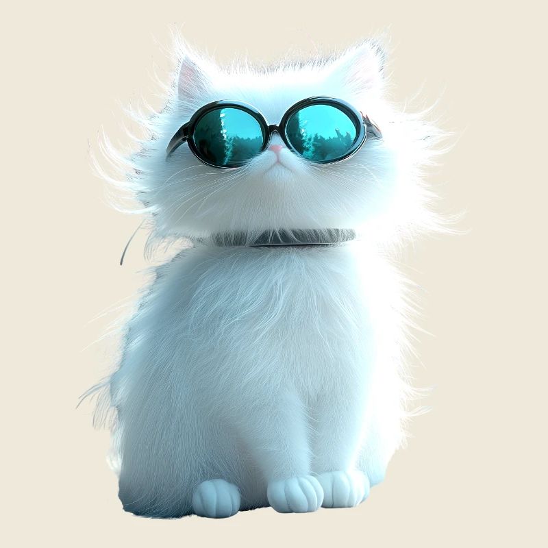 Chat Angora Blanc Chat Angora Chats Angora Mignons