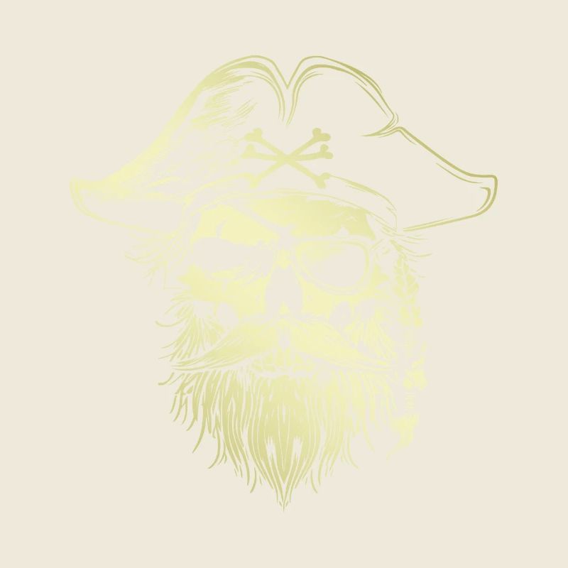 Pirate Skull Gold