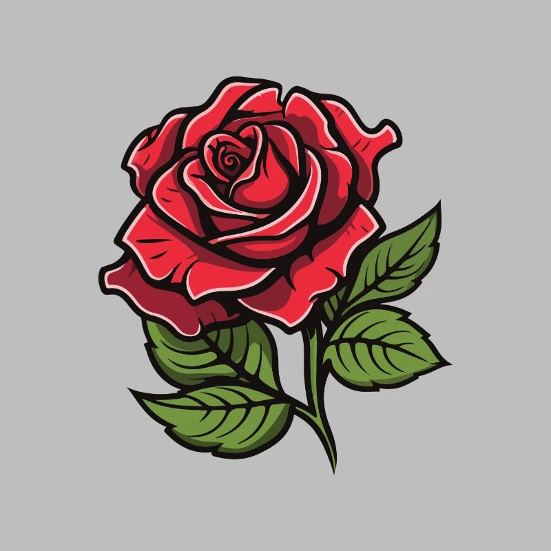 Fleur de rose Amour
