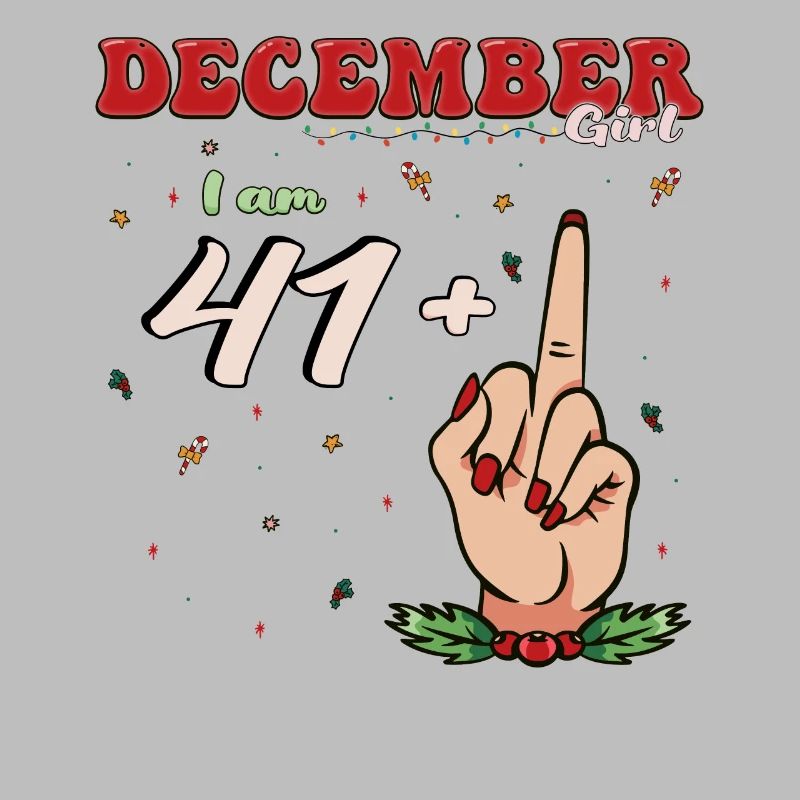 Dezember Mädchen 41 + Mittelfinger | Heftiger 42. Platz