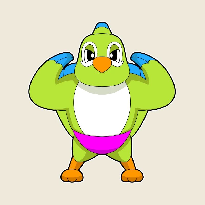 Parrot Bodybuilder Musculation