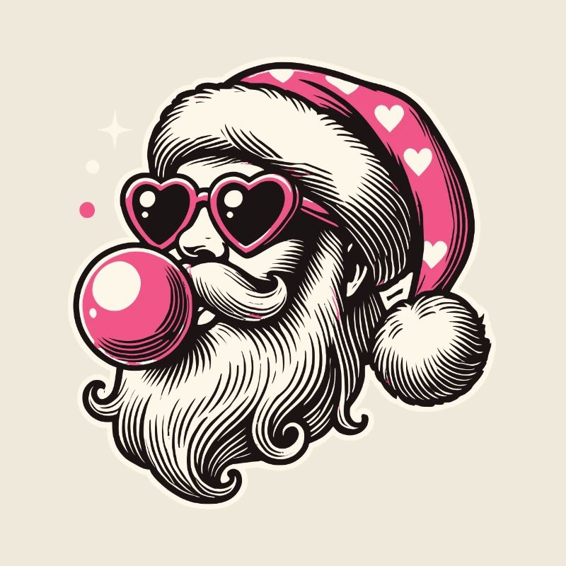 Cool Sigma Santa Joie de Noël