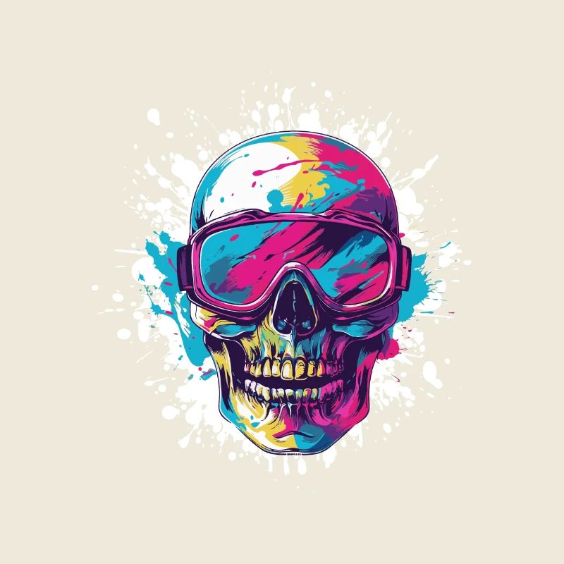 Ski Skull Ski Goggles Après Ski