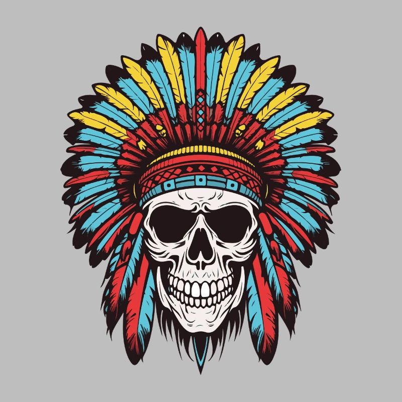 Apache Indian Chief Skull