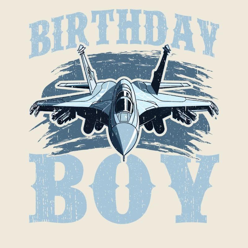 Anniversaire garçon avion de chasse conception