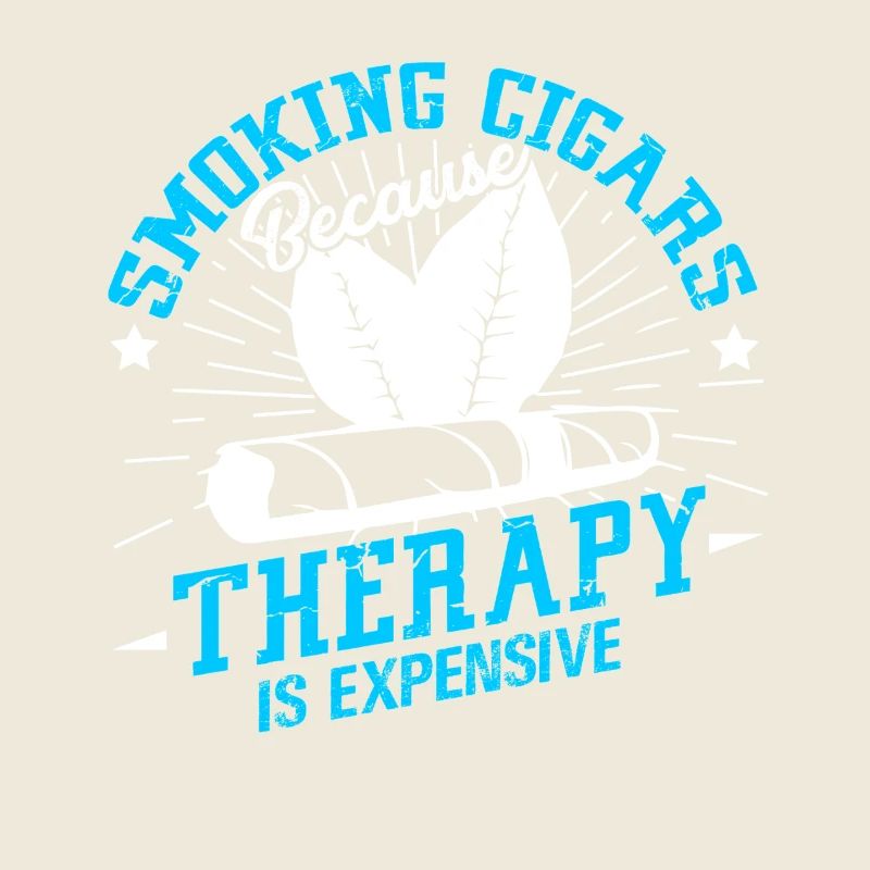 Cigar Smoking Because Therapy Is Expensive